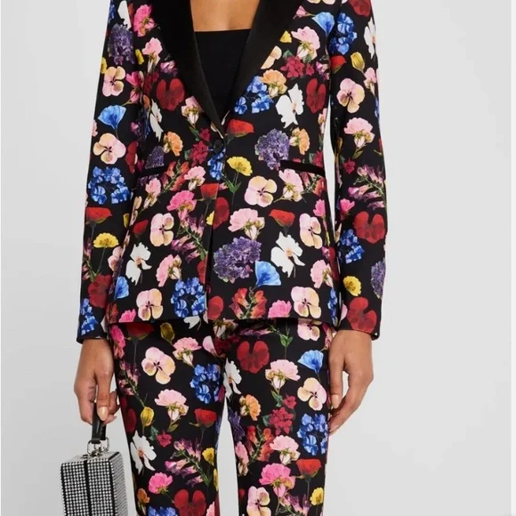 Timeless Blossom RMP bootcut pant  by Alice and Olivia size 0 - Picture 4 of 4